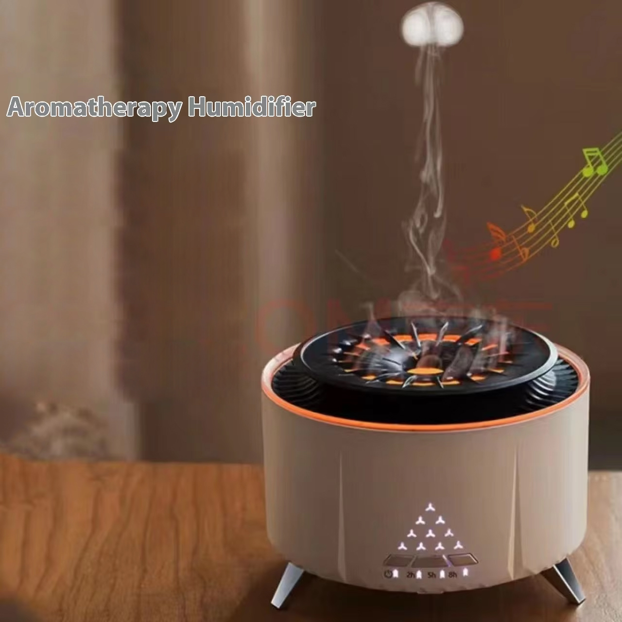Vape Ring - Humidificador de Lava volcánica con ruido