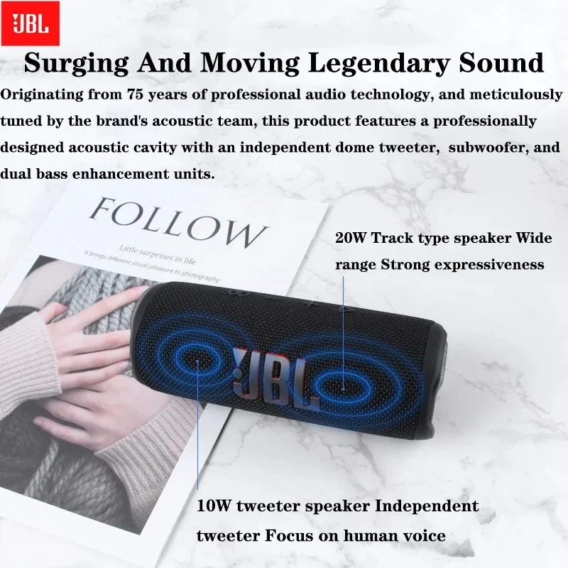 Altavoz Bluetooth Compacto par - Jbl Speaker Flip 6 reseña y precio