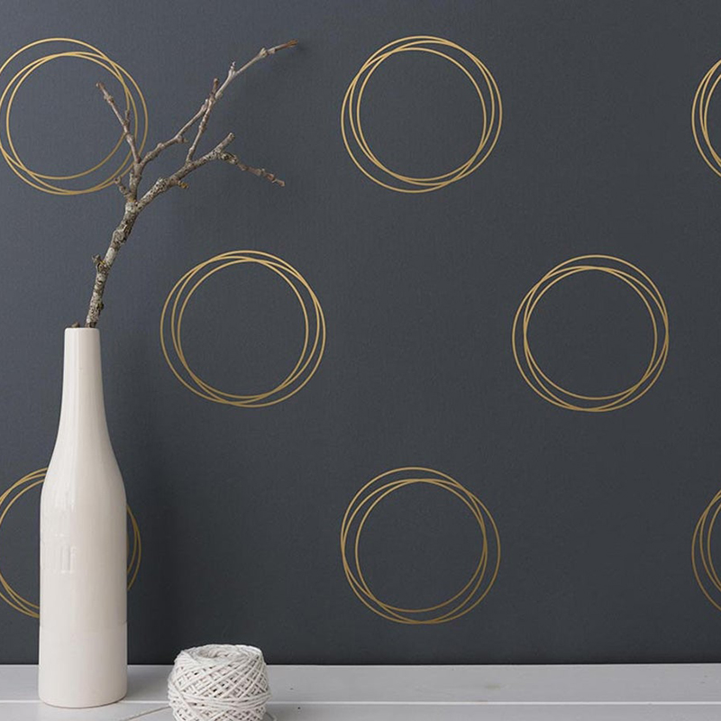 Pegatina de pared circular de  - Vape Ring reseña y precio